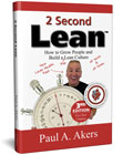 cover art for paul akers' 2 Second Lean book